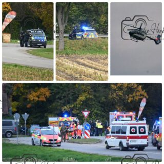 🗓️ Datum: 22.10.2025
⏰Uhrzeit: 17:00 Uhr
🚒🚑 Einsatzart: THL 1
📍Einsatzort: Altenerding 
🚒🚑🚁🚓 Eingesetzte Kräfte:
@feuerwehr_altenerding
@feuerwehr_erding
@feuerwehr_walpertskirchen
@feuerwehr_hörlkofen
@brk_kreisverband_erding
@polizeiobn

Schussabgabe zwischen Bundeswehr und Polizei – Ermittlungen zu den Hintergründen laufen

 
Heute gegen 17:00 Uhr wurde der Polizei eine Person mit Langwaffe in Altenerding mitgeteilt. Aufgrund dieser Meldung wurden von der Einsatzzentrale starke Kräfte zur Einsatzörtlichkeit in die Hohenlindener Straße geschickt.

Aufgrund einer Fehlinterpretation vor Ort kam es zu Schussabgaben. Durch einen dieser Schüsse wurde ein Mann leicht verletzt. Der Tatort wurde weiträumig umstellt und ein Polizeihubschrauber zur Unterstützung angefordert.

Wie sich im Nachgang herausstelle, handelte es sich bei dem mitgeilten Waffenträger um einen Bundeswehrangehörigen, der im Rahmen einer Übung vor Ort war. Nachdem die Situation durch die Einsatzkräfte geklärt wurde, wurde der Soldat umgehend zur Behandlung in ein Krankhaus gebracht. Der Soldat wurde nach ambulanter Versorgung bereits aus dem Krankenhaus entlassen.

Für die Bevölkerung bestand zu keinem Zeitpunkt eine Gefahr.

Die Bundeswehr steht in engem Austausch mit den verantwortlichen Ermittlungsbehörden vor Ort, um hier schnellstmöglich aufzuklären.

Am Tatort übernahm die Kriminalpolizei Erding in Zusammenarbeit mit Spezialisten vom Landeskriminalamt die weiteren Ermittlungen.

Quelle: Polizeipräsidium Oberbayern Nord Pressestelle

📷 Günter Herkner

#thl #unfall #feuerwehr #rettungsdienst #polizei #luftrettung #blaulicht #technische_hilfe #gefahrgut #abc #brand #freiwillige_feuerwehr