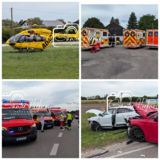 Fünf Verletzte und zwei Rettungshubschrauber 
im Einsatz 

🗓️Datum: 02.09.2026

⏰Uhrzeit: 11.29 Uhr 

🚒🚑 Einsatzart: THL 1

📍Einsatzort: Erding ED 19

🚒🚑🚁🚓 Eingesetzte Kräfte:
@feuerwehr_erding
@kreisbrandinspektion_erding
@brk_kreisverband_erding
@brk_kv_freising
@brkmuenchenzentral2
@luftrettungsstationchristoph1
@christoph.muenchen 
@einsatzleiter_rettungsdienst
ORGL
LNA
SanEL

 Vorfahrt missachtet – Fünf Personen verletzt

Am Mittwochvormittag gegen 11:30 Uhr ereignete sich in Erding an der Kreuzung Sigwolfstraße und Dorfstraße ein schwerer Verkehrsunfall wegen Missachtung der Vorfahrt. Bei dem Unfall wurden 4 Erwachsene und ein Kleinkind im Alter von 2 Jahren schwer verletzt.

Eine Mutter und ihr Kind wurden schwer verletzt ins Klinikum Schwabing verbracht. Ein Erwachsener wurde schwer verletzt ins Klinikum Freising transportiert. Ein schwer verletzter Erwachsener wurde zur weiteren medizinischen Versorgung ins Klinikum Erding verbracht. Ein Erwachsener wurde schwer verletzt mit Hubschrauber ins Klinikum Harlaching transportiert. Lebensgefahr soll nach erster Einschätzung des Notarztes für keinen Beteiligten bestehen. Die Unfallstelle ist für den gesamten Verkehr in beide Fahrtrichtungen gesperrt. Weitere Informationen liegen zum Zeitpunkt der Presseinformation noch nicht vor.

Quelle: PI Erding 

📷 Günter Herkner

#thl #unfall #feuerwehr #rettungsdienst #polizei luftrettung blaulicht technischehilfe gefahrgut abc brand freiwilligefeuerwehr