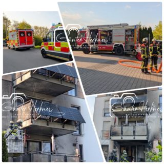 🗓️Datum: 18.04.2026

⏰Uhrzeit: 17.51 Uhr 

🚒🚑 Einsatzart: B 3

📍Einsatzort: Erding 

🚒🚑🚁🚓 Eingesetzte Kräfte:
@feuerwehr_erding
@brk_kreisverband_erding
@polizeiobn 

Grill auf Balkon verursacht Brand vor Erdgeschosswohnung

Am Samstag, den 18.04.2026, kam es gegen 17:45 Uhr in Erding zu einem Wohnungsbrand. Ein 38-jähriger Mann grillte auf dem Balkon seiner Wohnung im 1. Obergeschoss mit einem Gasgrill. Währenddessen tropfte Fett auf die darunterliegende Terrasse einer Erdgeschosswohnung und entzündete dort den Kunststoffboden.

In der Folge geriet die gesamte Terrasse samt Einrichtung in Brand. Auch die Fensterfront sowie die Terrassentür der betroffenen Wohnung wurden durch das Feuer erheblich beschädigt. Zudem wurde die Fassade des Gebäudes über mehrere Stockwerke hinweg verrußt.

Die Feuerwehr Erding war mit 18 Einsatzkräften vor Ort und konnte den Brand löschen. Der Rettungsdienst war ebenfalls im Einsatz, verletzt wurde jedoch niemand. Die Erdgeschosswohnung ist derzeit unbewohnbar; die betroffene Familie kam anderweitig unter.

Der entstandene Sachschaden wird derzeit auf etwa 50.000 bis 100.000 Euro geschätzt. Die Polizeiinspektion Erding hat Ermittlungen wegen fahrlässiger Brandstiftung aufgenommen.

Quelle: PI Erding 

📷 Günter Herkner

#thl #unfall #feuerwehr #rettungsdienst #polizei luftrettung blaulicht technischehilfe gefahrgut abc brand freiwilligefeuerwehr