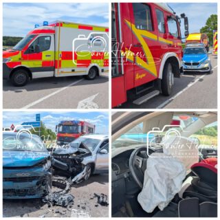 🗓️Datum: 07.07.2026
⏰Uhrzeit: 11:40 Uhr 
🚒🚑 Einsatzart: THL 1
📍Einsatzort: St.2331 Pastetten 
🚒🚑🚁🚓 Eingesetzte Kräfte:
@ffpastetten
@ff_reithofen_harthofen 
@brk_kreisverband_erding 
@mkt_rettungsdienst
@polizeiobn 

Gegenverkehr übersehen 

Am Dienstagmittag gegen 11:40 Uhr fuhr eine 22jährige aus dem Landkreis München mit ihrem VW die Staatsstraße 2331 von Hörlkofen kommend Richtung Pastetten. Als sie auf die BAB 92 in Fahrtrichtung München nach links abbiegen wollte, übersah sie einen entgegenkommenden Fiat, welcher von einer 60jährigen Erdingerin gesteuert wurde. Es kam zum Frontalzusammenstoß, durch den die beiden Unfallbeteiligten leicht verletzt wurden. Sie wurden zur weiteren medizinischen Behandlung ins Klinikum Ebersberg sowie Erding verbracht. Es entstand ein Gesamtschaden von ca. 50.000 €. Die FFW Reithofen und Pastetten waren mit insgesamt 15 Einsatzkräften im Einsatz.

Quelle: PI Erding 

📷 Günter Herkner

#thl #unfall #feuerwehr #rettungsdienst #polizei luftrettung blaulicht technischehilfe gefahrgut abc brand freiwilligefeuerwehr