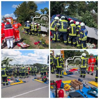 Staatsstraße 2331 bei Wörth nach schwerem Verkehrsunfall zeitweise gesperrt

🗓️Datum: 31.08.2026
⏰Uhrzeit: 10.44 Uhr 
🚒🚑 Einsatzart: THL 3
📍Einsatzort: Hörlkofen St.2331
🚒🚑🚁🚓 Eingesetzte Kräfte:
@ff_hoerlkofen
@feuerwehr_walpertskirchen
@kreisbrandinspektion_erding
@brk_kreisverband_erding
@polizeiobn 

Gegen 11:45 Uhr wurden Polizei, Rettungsdienst und Feuerwehr wegen eines schweren Verkehrsunfalls auf der Erdinger Straße (St. 2331) im Gemeindebereich Wörth alarmiert. Ein Pkw VW Touran, der die Staatsstraße von Erding Richtung Hörlkofen befuhr, kam auf Höhe der Einmündung Richtung Teufstetten in seiner Fahrtrichtung nach links von der Fahrbahn ab. In der Folge überschlug sich das Fahrzeug im angrenzenden Grünstreifen und kam in einem Acker zum Liegen. Der 83-jährige Fahrzeugführer aus dem südlichen Landkreis, der alleine im Fahrzeug saß, wurde bei dem Unfall nach jetzigem Sachstand leicht verletzt und in ein örtliches Klinikum eingeliefert. Da er infolge des Überschlags im Fahrzeug eingeklemmt wurde, musste er von der Feuerwehr befreit werden. Die Staatstraße 2331 war für die Rettungs- und Bergungsmaßnahmen bis 13:00 Uhr für den Straßenverkehr gesperrt.

Im Einsatz waren neben der Erdinger Polizei und dem Rettungsdienst die alarmierten Feuerwehren aus Hörlkofen, Walpertskirchen und Einheiten der Kreisbrandinspektion. Das Fahrzeug des Verunfallten wurde abgeschleppt, es war nicht mehr fahrbereit. Die Schadenshöhe wird noch ermittelt. Gegenstand der Ermittlungen ist derzeit auch, weshalb der Fahrzeugführer ohne Beteiligung anderer Verkehrsteilnehmer von der Fahrbahn abgekommen ist.

Quelle: PI Erding 

📷 Günter Herkner

#thl #unfall #feuerwehr #rettungsdienst #polizei luftrettung blaulicht technischehilfe gefahrgut abc brand freiwilligefeuerwehr